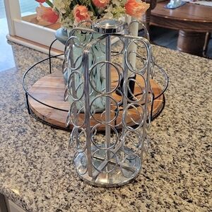 Silver Coffee Pod Holder